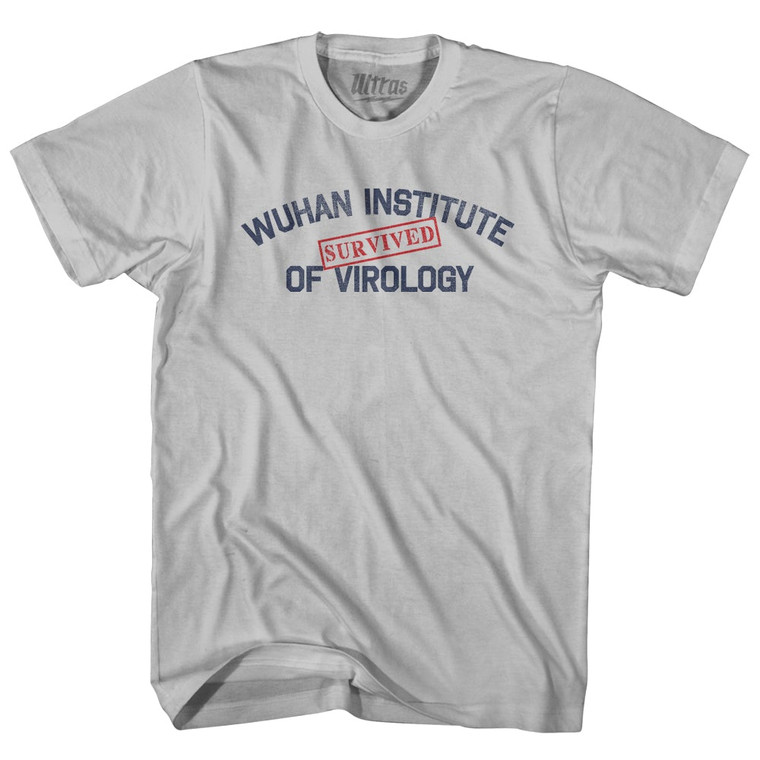 Survived Wuhan Institute Of Virology Adult Cotton T-Shirt by Ultras