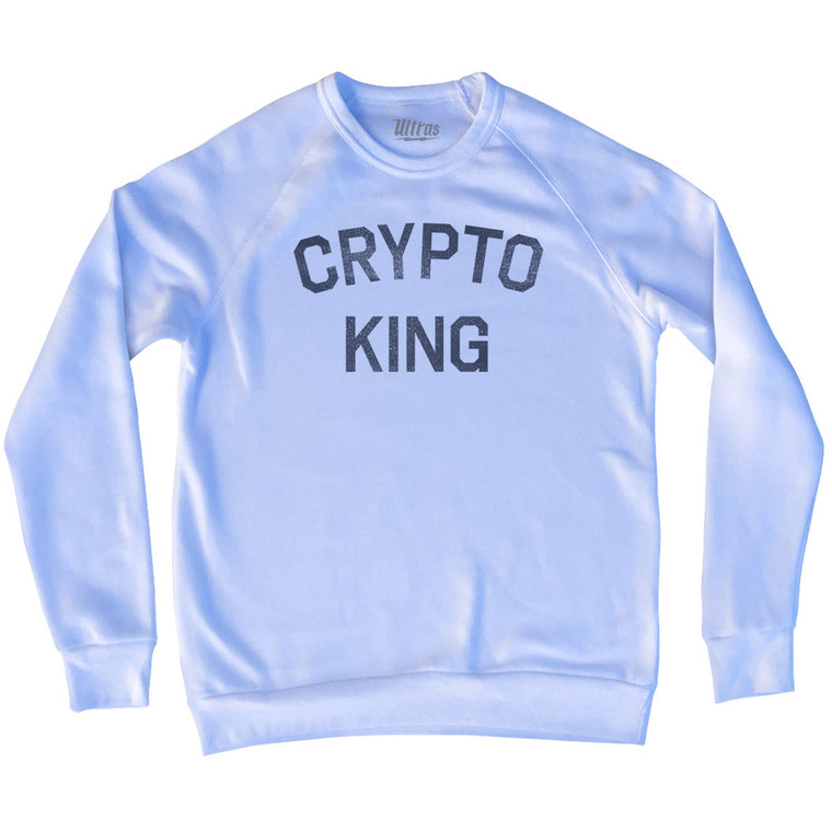 Crypto King Adult Tri-Blend Sweatshirt by Ultras