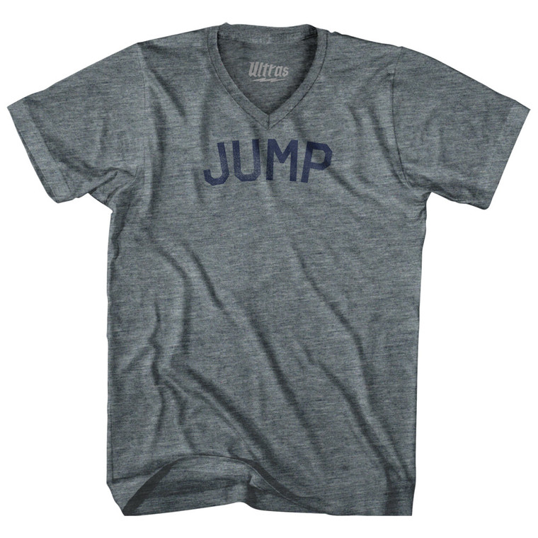 Jump Tri-Blend V-neck Womens Junior Cut T-shirt by Ultras