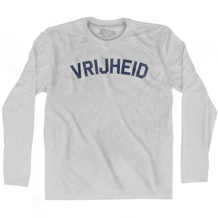 Freedom Collection Netherlands Dutch 'Vrijheid' Adult Cotton Long Sleeve T-Shirt by Ultras
