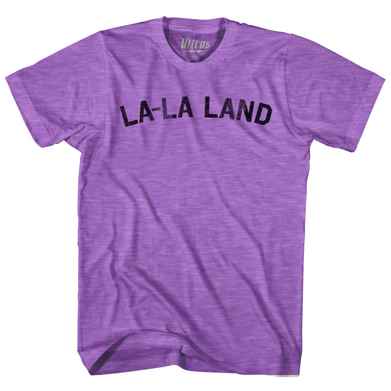 La La Land Adult Tri-Blend T-shirt - Heather Purple
