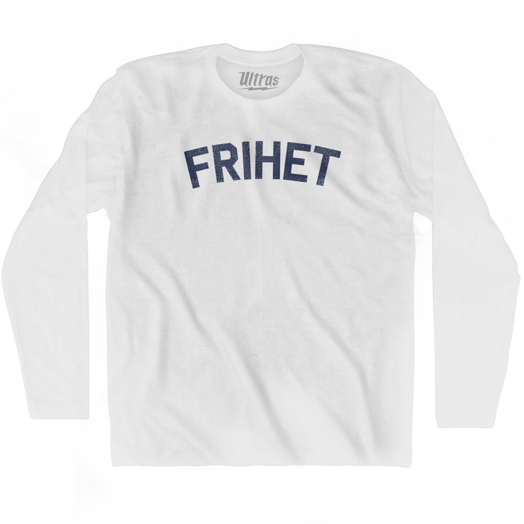 Freedom Collection Swedish 'Frihet' Adult Cotton Long Sleeve T-Shirt by Ultras