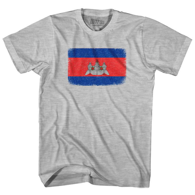 Cambodia Country Flag Youth Cotton T-Shirt by Ultras