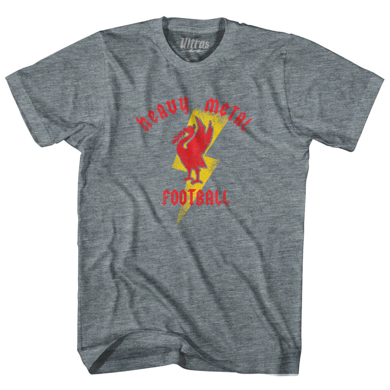 Liverpool Heavy Metal Football Youth Tri-Blend T-Shirt by Ultras