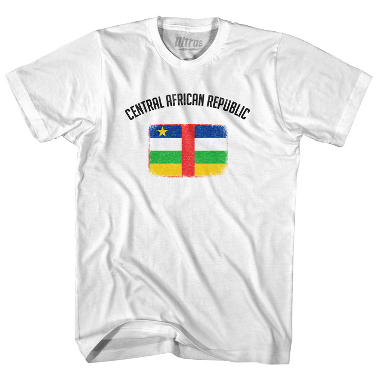 Central African Republic Country Flag Heritage Adult Cotton T-Shirt by Ultras