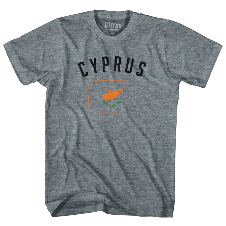 Cyprus Country Flag Heritage Youth Tri-Blend T-Shirt by Ultras