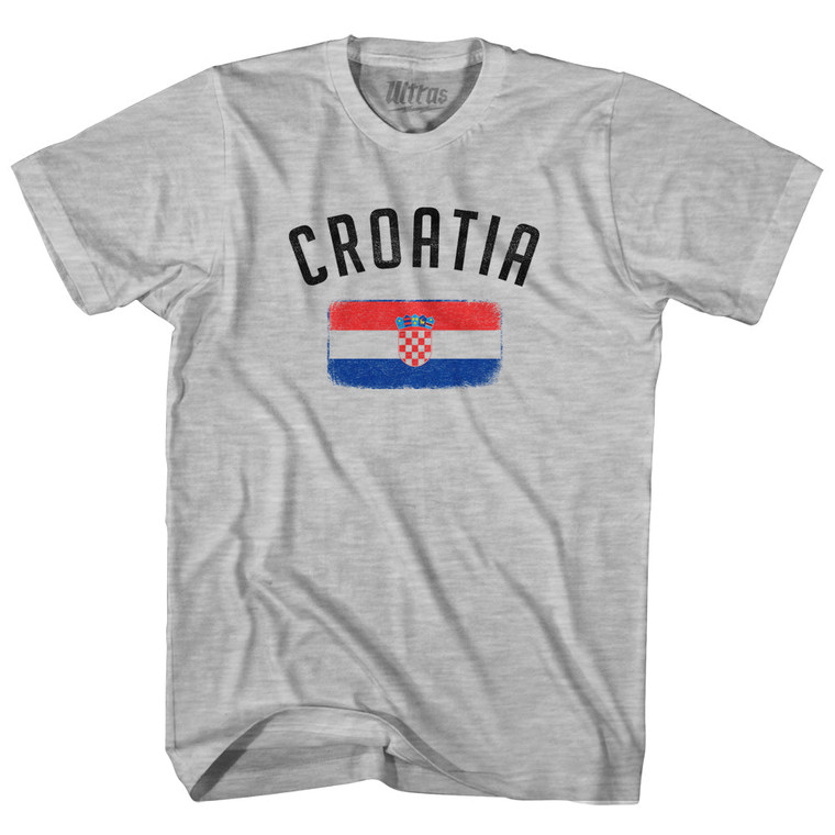 Croatia Country Flag Heritage Womens Cotton Junior Cut T-Shirt by Ultras