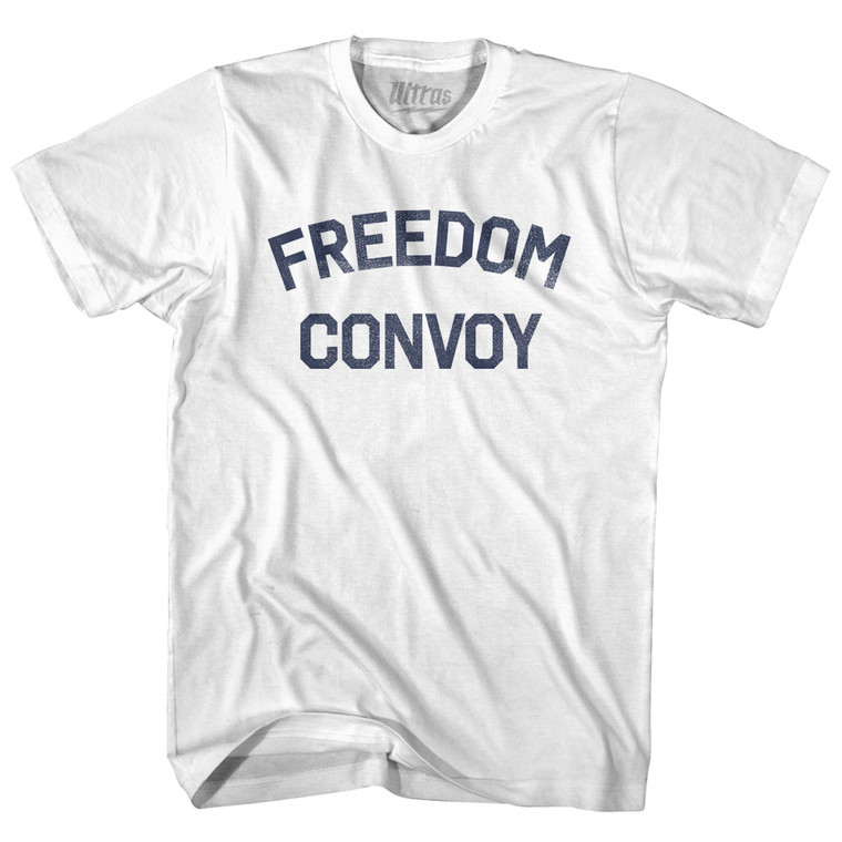 Freedom Convoy Womens Cotton Junior Cut T-Shirt - White