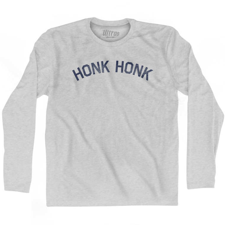 Honk Honk Adult Cotton Long Sleeve T-shirt by Ultras