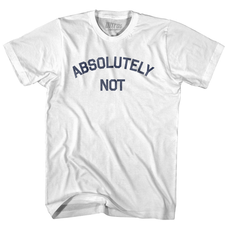 Absolutely Not Youth Cotton T-shirt by Ultras