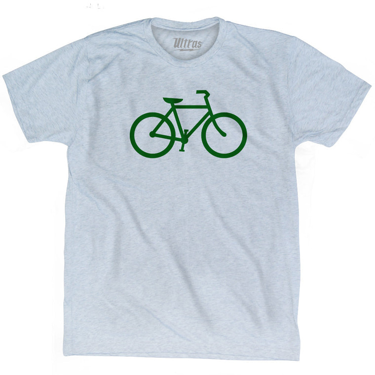 Green Power Bicycle Adult Tri-Blend T-shirt by Ultras