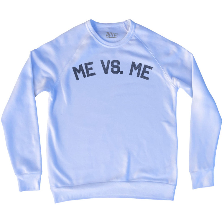 Me Vs Me Adult Tri-Blend Sweatshirt by Ultras