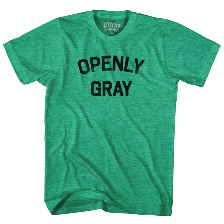 Openly Gray Adult Tri-Blend T-shirt by Ultras