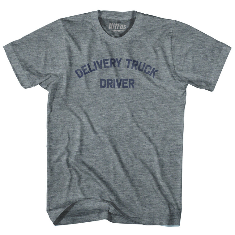 Delivery Truck Driver Womens Tri-Blend Junior Cut T-Shirt by Ultras