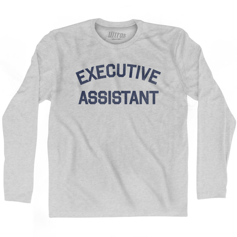 Executive Assistant Adult Cotton Long Sleeve T-shirt by Ultras