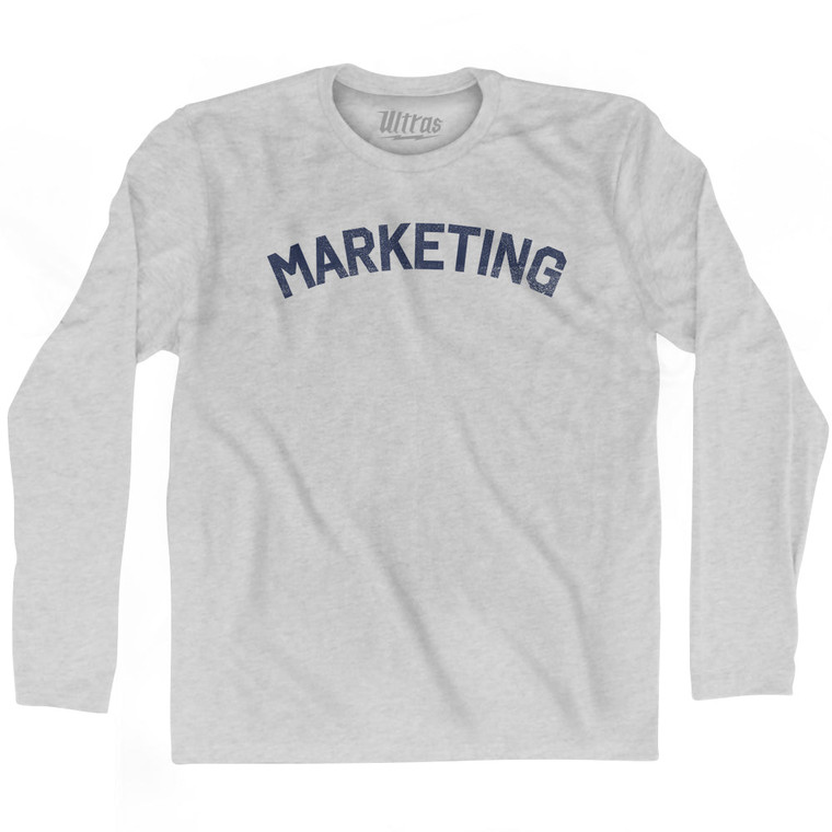 Marketing Adult Cotton Long Sleeve T-shirt by Ultras