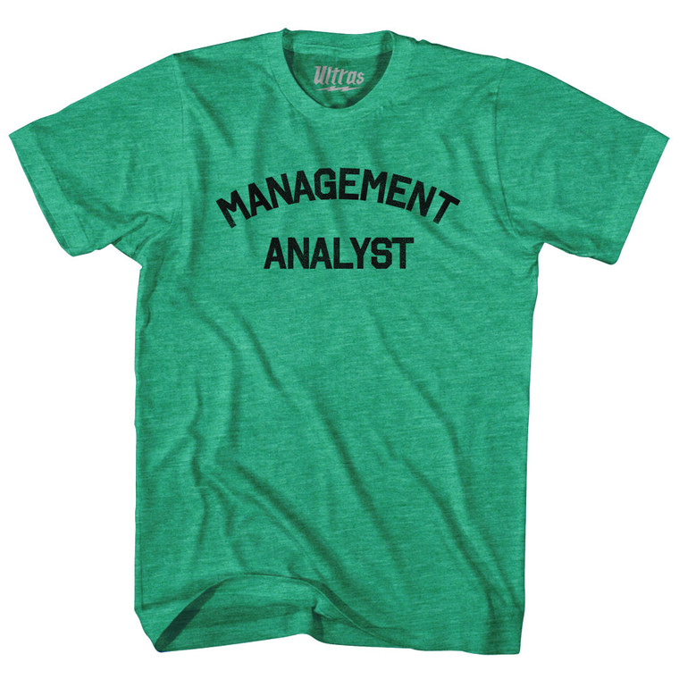 Management Analyst Adult Tri-Blend T-shirt by Ultras