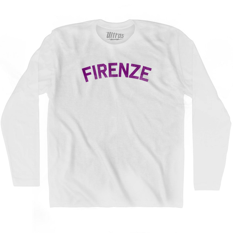 Firenze Adult Cotton Long Sleeve T-shirt by Ultras