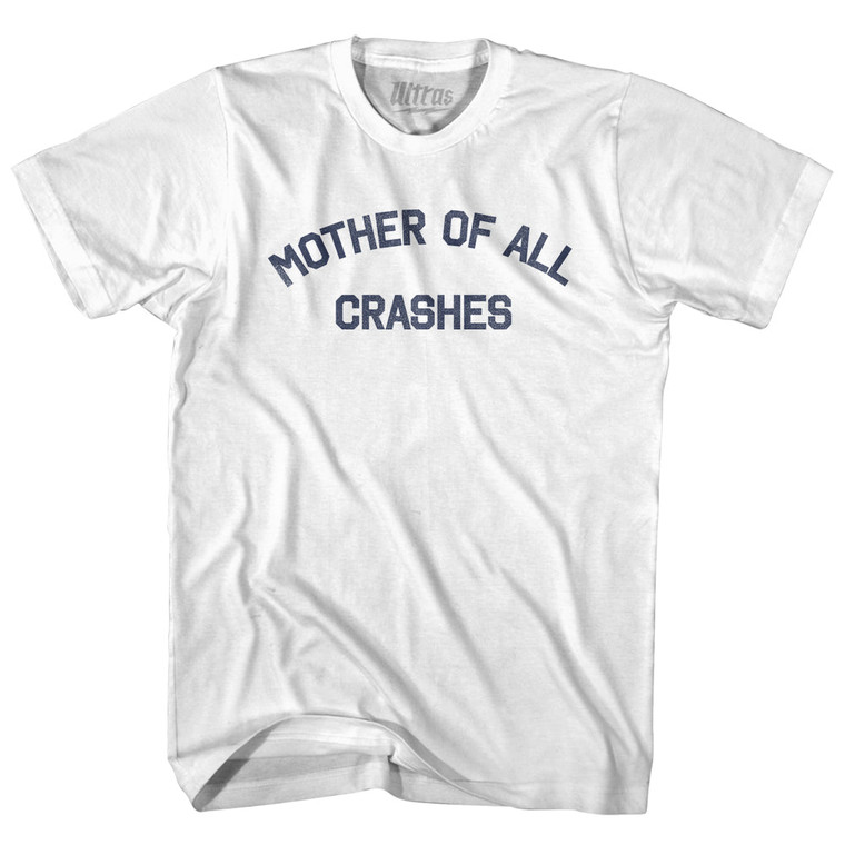 Mother Of All Crashes Womens Cotton Junior Cut T-Shirt by Ultras