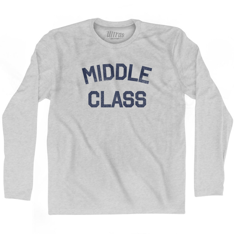 Middle Class Adult Cotton Long Sleeve T-shirt by Ultras