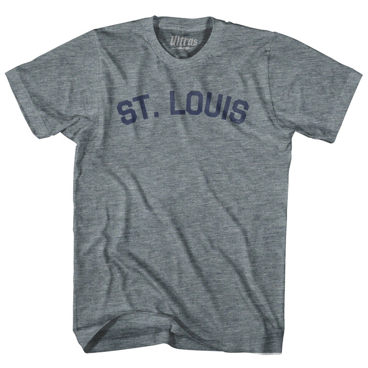St Louis Womens Tri-Blend Junior Cut T-Shirt by Ultras