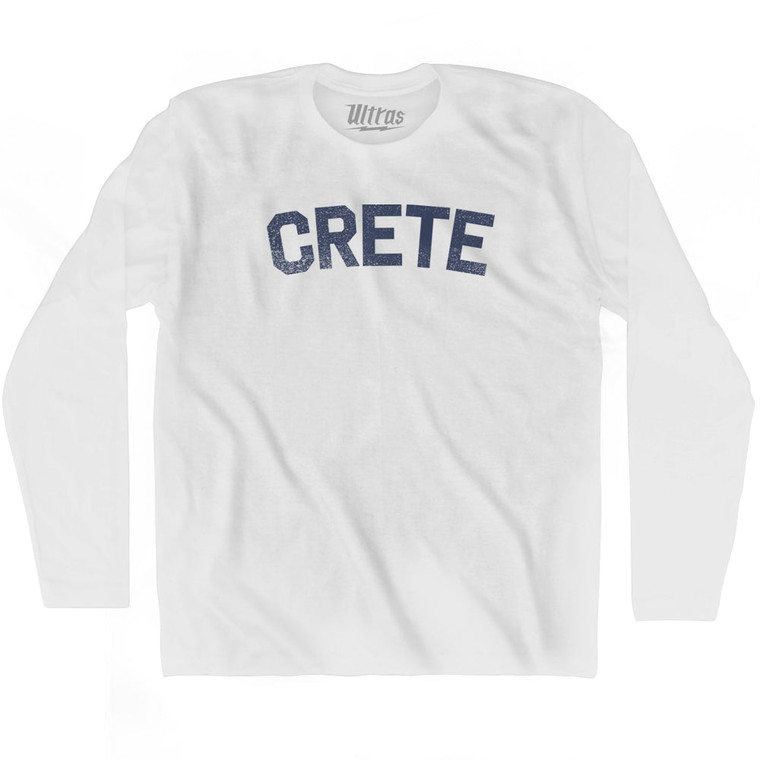 Crete Adult Cotton Long Sleeve T-shirt by Ultras