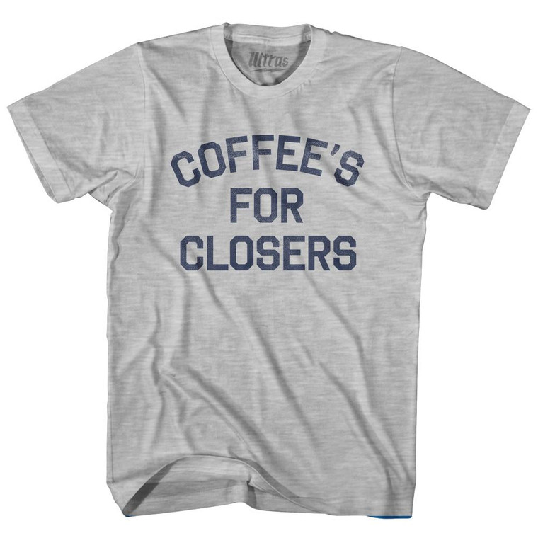 Coffees For Closers Adult Cotton T-Shirt By Ultras