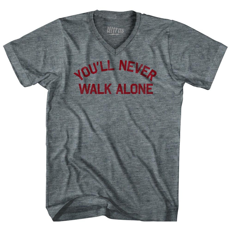You'll Never Walk Alone Liverpool Soccer Adult Tri-Blend V-Neck T-Shirt T-Shirt for Sale | Ultras, Tees, Shirts, Buy Now