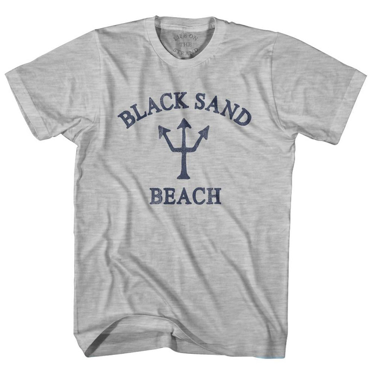 Alaska Black Sand Beach Trident Adult Cotton by Life On the Strand