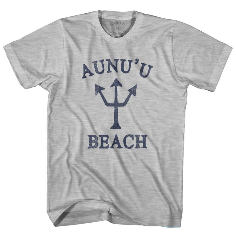 American Samoa Aunu'U Beach Trident Womens Cotton Junior Cut by Life On the Strand