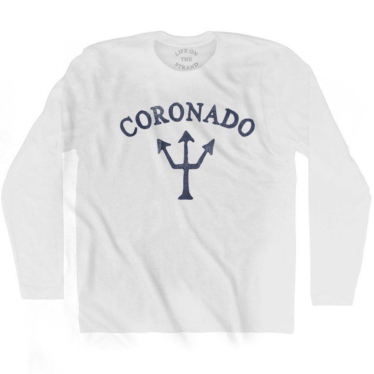 California Coronado Trident Adult Cotton Long Sleeve by Life On the Strand