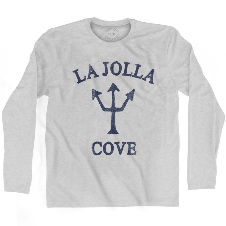 California La Jolla Cove Trident Adult Cotton Long Sleeve by Life On the Strand