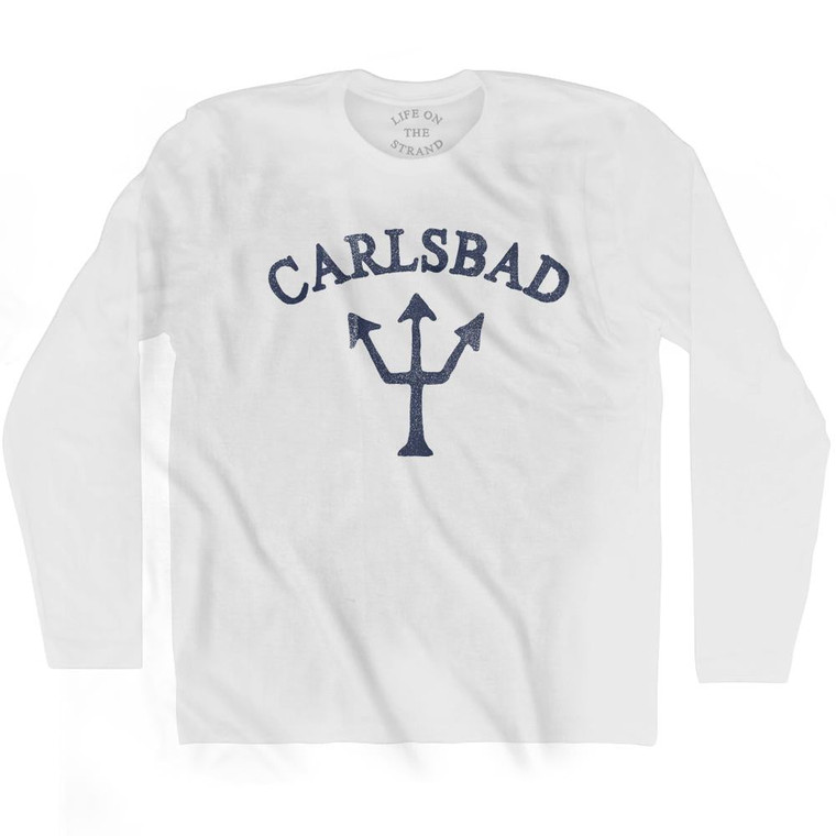 California Carlsbad Trident Adult Cotton Long Sleeve by Life On the Strand