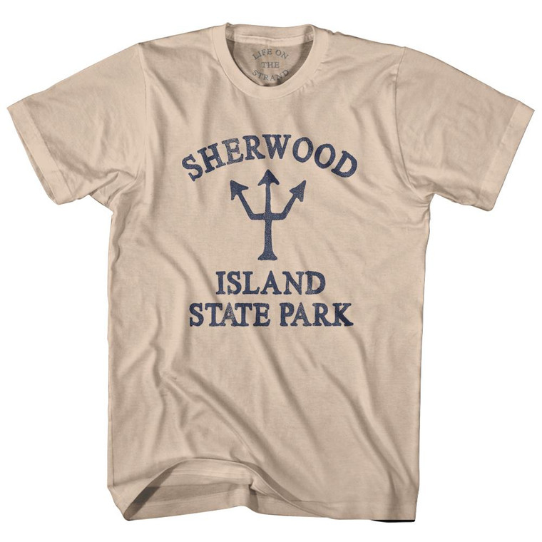 Connecticut Sherwood Island State Park Trident Adult Cotton by Life On the Strand