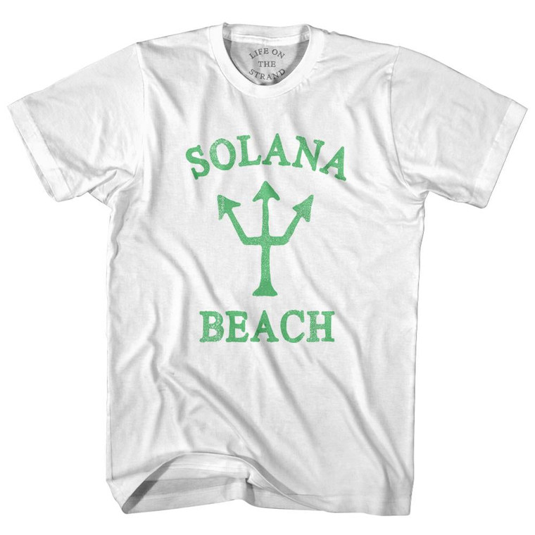 California Solana Beach Emerald Art Trident Womens Cotton Junior Cut by Life On the Strand