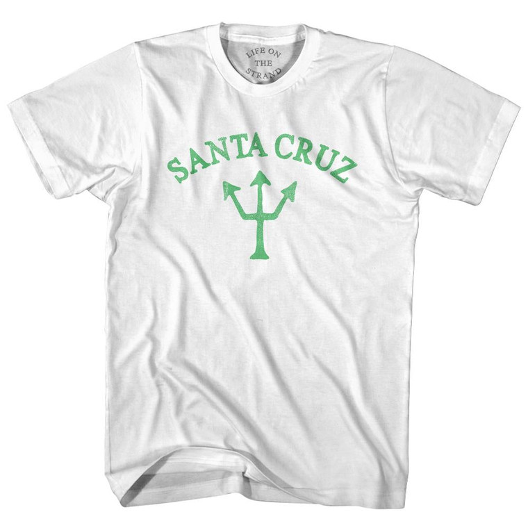California Santa Cruz Emerald Art Trident Adult Cotton by Life On the Strand