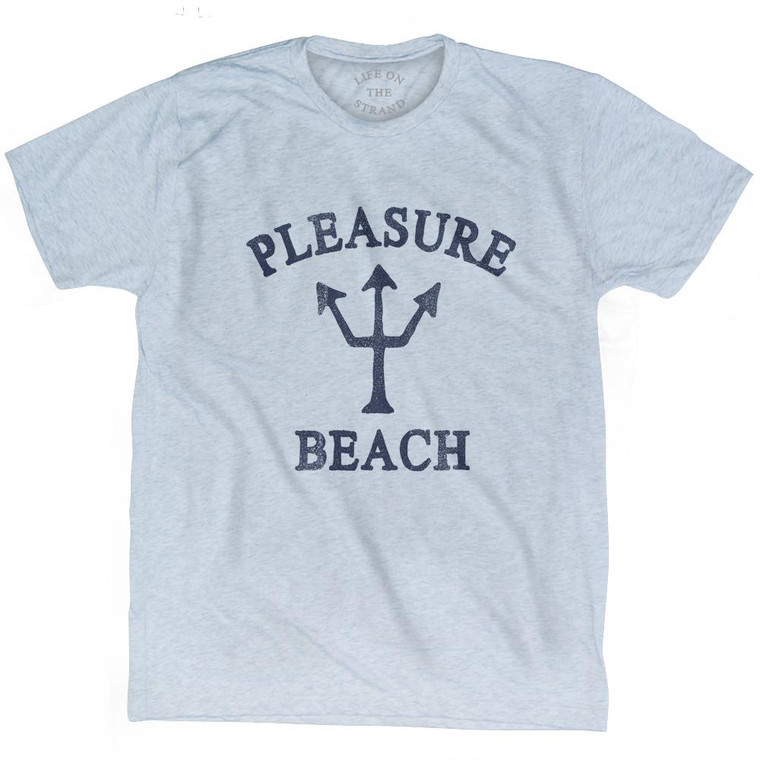 Connecticut Pleasure Beach Trident Adult Tri-Blend by Life On the Strand