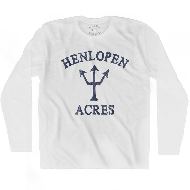 Delaware Henlopen Acres Trident Adult Cotton Long Sleeve by Life On the Strand