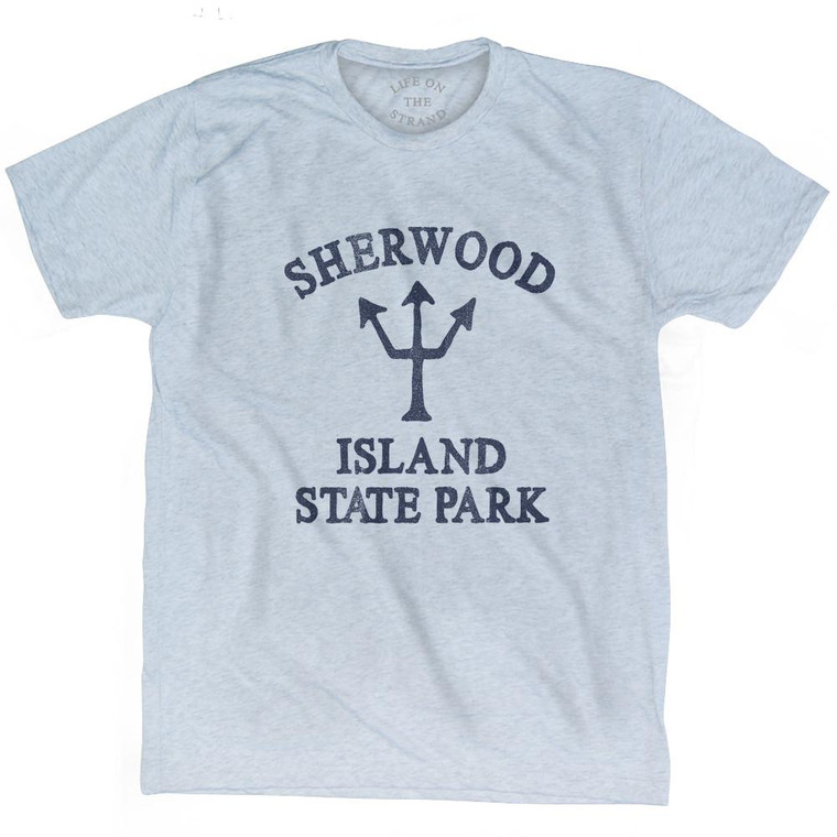 Delaware Sherwood Island State Park Trident Adult Tri-Blend by Life On the Strand