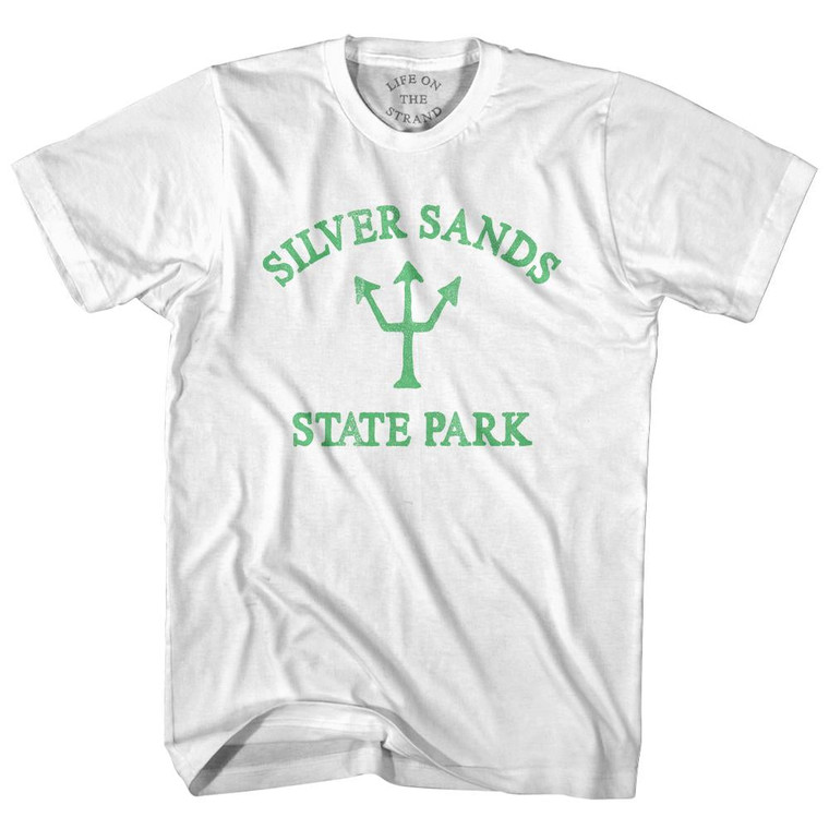 Connecticut Silver Sands State Park Emerald Art Trident Youth Cotton by Life On the Strand