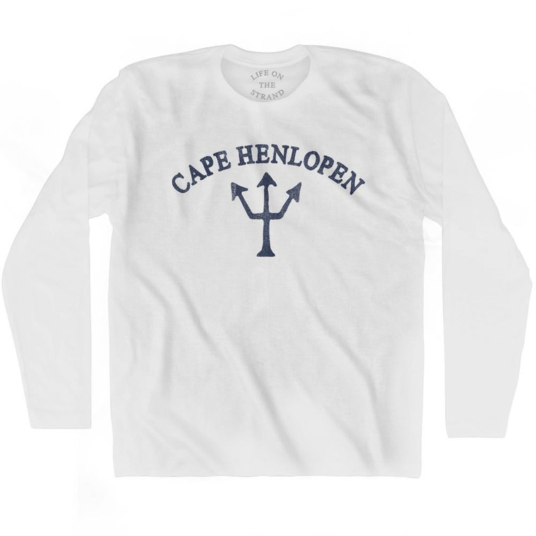 Delaware Cape Henlopen Trident Adult Cotton Long Sleeve by Life On the Strand