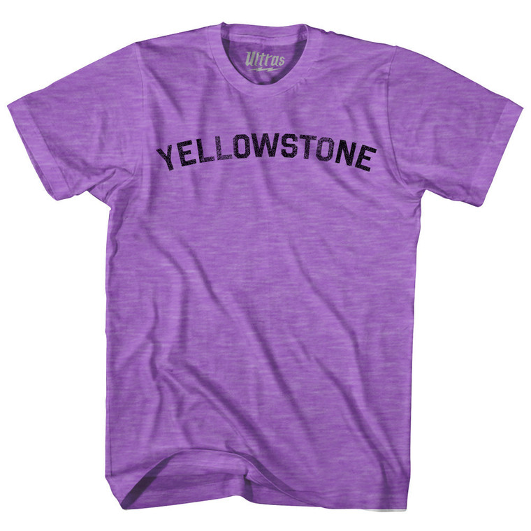 Yellowstone Adult Tri-Blend T-shirt - Heather Purple