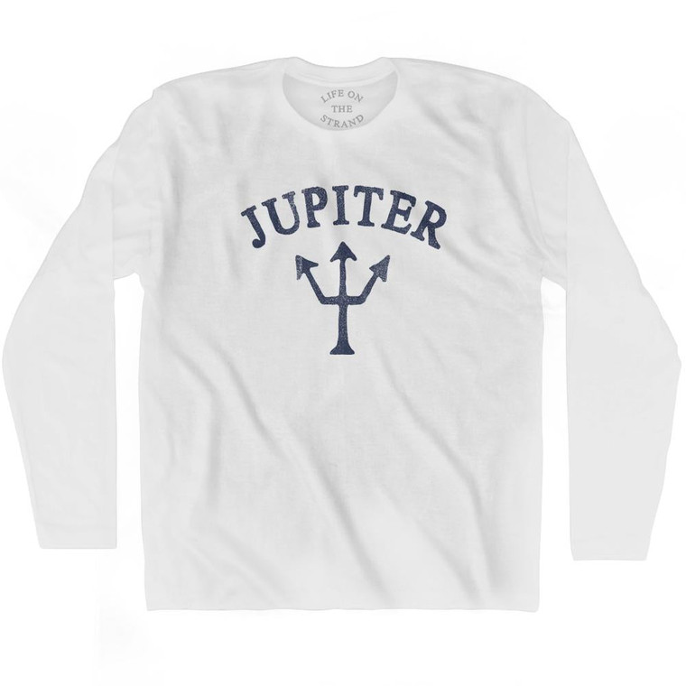 Florida Jupiter Trident Adult Cotton Long Sleeve by Life On the Strand