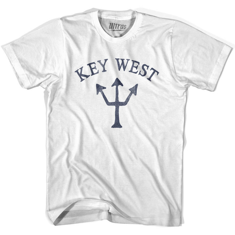 Florida Key West Trident Youth Cotton T-Shirt - White