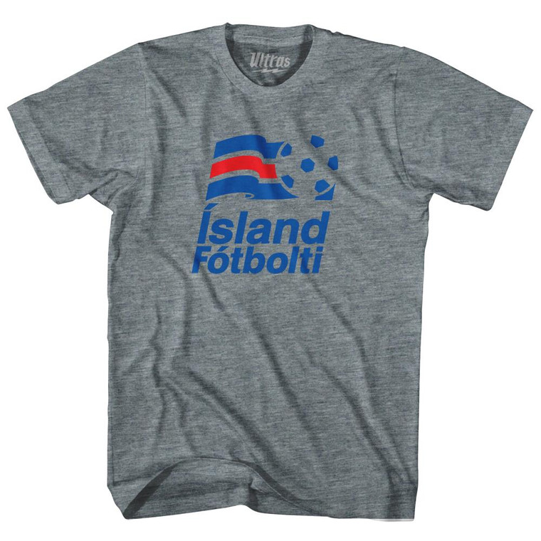 Iceland Soccer ISLAND Fotolti Flag and Ball Logo Youth Tri-Blend T-shirt T-Shirt for Sale | Ultras, Tees, Shirts, Buy Now
