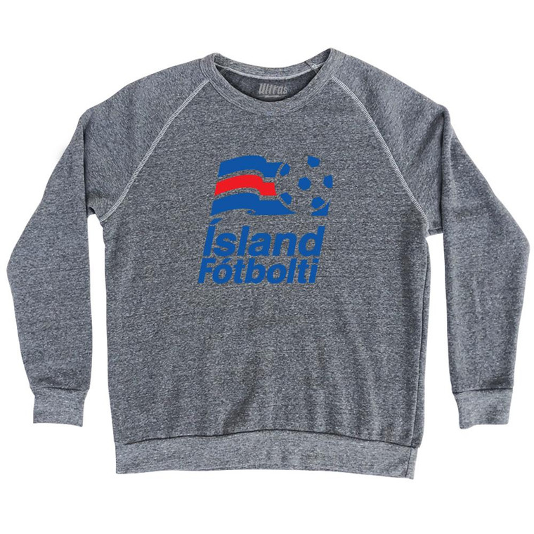 Iceland Soccer ISLAND Fotolti Flag and Ball Logo Adult Tri-Blend Sweatshirt  Sweatshirt for Sale | Ultras, Sweat, Sweatshirt, Buy Now