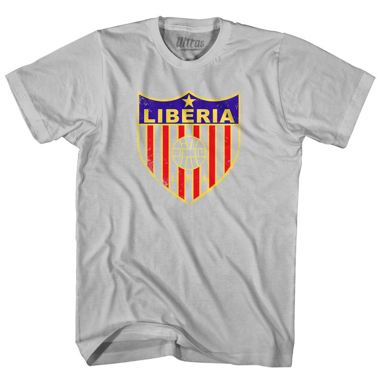 Vintage Liberia Soccer Crest Adult Cotton T-Shirt by Ultras