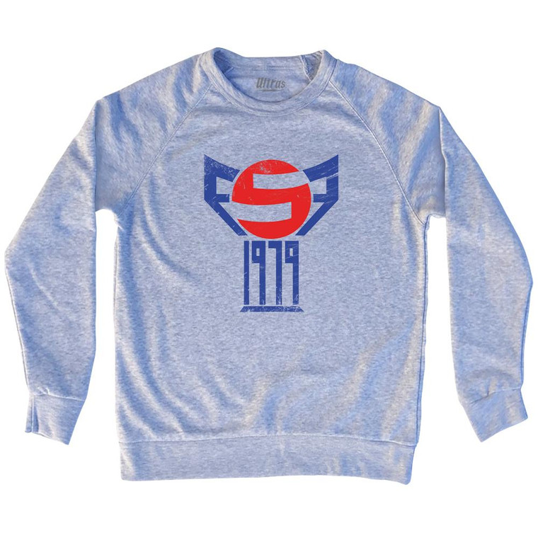 Faroe Island Logo Soccer Adult Tri-Blend Sweatshirt by Ultras