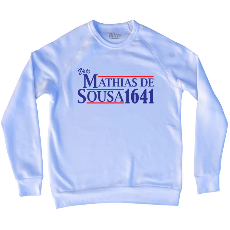 Vote Mathias de Sousa 1641 Adult Tri-Blend Sweatshirt - White