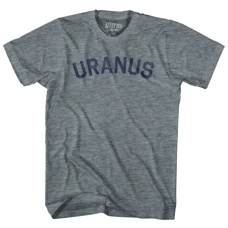 Uranus Adult Tri-Blend T-shirt - Athletic Grey